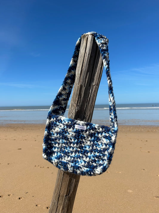 Sac à main en crochet – Le Caprice Bleu