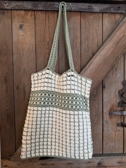 Tote bag en crochet – VertMousse